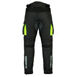 Pantalon de travail haute visibilité noir personnalisé pour homme – Pantalon de travail de sécurité en nylon et polyester pour la construction, la mécanique et l'industrie - Product Image 3