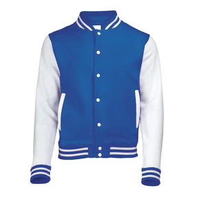 Wholesale Custom Designer Logo <b>Jackets</b> Casual Baseball <b>Jacket</b> Letterman Coat Cotton Unisex Varsity <b>Jackets</b> - Product Image 3