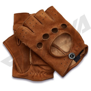 Leather Wrist Length <b>Gloves</b> Breathable Retro Style Unlined Spring Summer Outdoor Casual Wear - Product Image 1