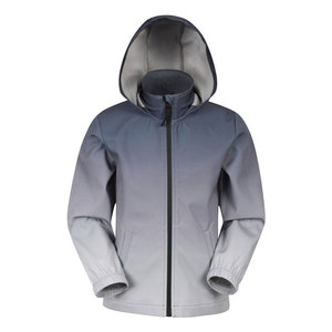 New Design Men’s Gradient Gray Hooded Windbreaker <b>Jacket</b> for Winters Streetwear Stylish Outdoor Zip-Up <b>Jacket</b> - Product Image 1
