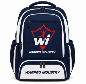 Mochila Deportiva WARPRO INDUSTRY de 30-40L, Nailon 600D, con Diseño de Logotipo y Múltiples Bolsillos - Product Image 1