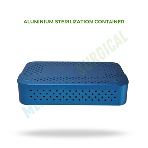 Contenedor de Esterilización para Placa de Costillas, Caja de Almacenamiento Manual de Aluminio para Instrumentos Quirúrgicos, Estuche para Autoclave con Diseño Perforado - Product Image 2