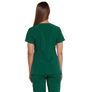 Tenue Médicale Extensible 4 Directions de Haute Qualité pour Femme : Blouse Col V et Pantalon Cargo Jogger – Idéale pour Hôpitaux, Infirmières, Cliniques Dentaires et Spas - Product Image 4