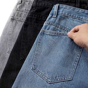 กางเกงยีนส์ขาสั้นทรงตรงเอวกลางสำหรับผู้ชาย รุ่น TST 4141.1 วินเทจ ระบายอากาศได้ดี เป็นมิตรต่อสิ่งแวดล้อม สีซีดกลาง ลุคสบายๆ เซ็กซี่ ผลิตจากผ้าสแปนเด็กซ์/คอตตอน - Product Image 6