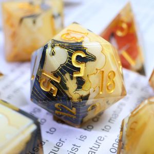 Supreme Handmade Fusion Waterproof Gaming Dice Exclusive Resin Timber Infused Wooden Dice Baptism Collectors Edition - Product Image 1