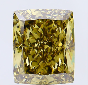 ROYAL GEMS Diamant de laboratoire certifié IGI 18,24 CT, taille coussin allongée, couleur fantaisie vive, clarté VS1, pour la fabrication de bijoux LG 626433461 - Product Image 1