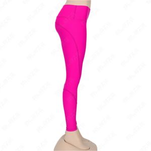 Blaze Fight Wear Leggings de yoga taille haute personnalisables taille élastique respirant évacuant la sueur pantalon de sport en gros solide - Product Image 4