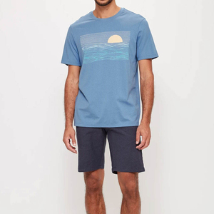 Camiseta Estampada para Hombre, Estilo Urbano Cómodo, Corte Relajado, Uso Diario - Product Image 3