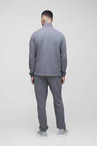 Sudadera de Hombre con Cierre de Cremallera, Cuello Alto y Tela Cómoda para Uso Diario y Combinación en Capas - Product Image 2