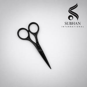 Ciseaux de barbier professionnels pour la coiffure, en acier inoxydable, manuels, 5,5 pouces, pour la mise en valeur des couleurs noires. - Product Image 2
