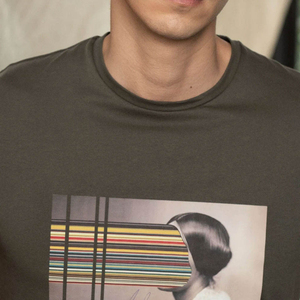 T-shirt imprimé pour homme, mode streetwear confortable, coupe décontractée, usage quotidien - Product Image 5