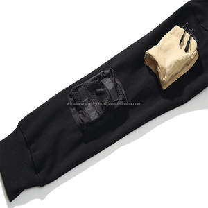 Sweat à capuche pour homme en molleton français épais, coupe longue et régulière, streetwear d'hiver avec design imprimé, haute qualité - Product Image 5