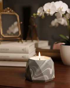 Blue Pyramid Shape Ceramic Jar <b>Candle</b> Scented Luxury <b>Candle</b> Clean Burn Best for Home Decor and Gifting Purpose Diwali <b>gift</b> candl - Product Image 4