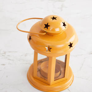 เตาเผากำยานทรงสูงสีแดงโบราณ งานศิลปะสมัยใหม่ทำมือ สีเบจ ทราเวอร์ทีน ลายอารบิกสีเงิน จาก Otel Home Decor ของขวัญตั้งโต๊ะสำหรับคริสต์มาส - Product Image 6