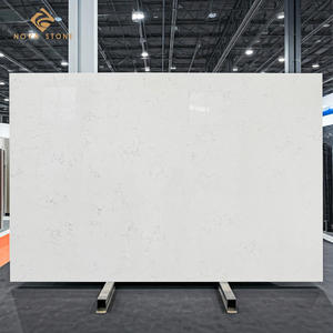 Diseño de interiores de lujo Resorts Villia Projects United Piece Slab Fabricado sin costuras Piedra de cuarzo artificial Kitchen Island Tops - Product Image 1