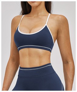 Highly Professional Women Slim Fit Workout Sportswear Set Includes High Waist Leggie Bra Plus Size Anti-Bacterial Stitch Crystal - Product Image 5