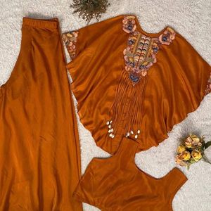 Conjunto de Top Corto y Pantalones Palazzo con Lentejuelas Bordadas de Estilo Étnico para Mujer, de Secado Rápido, Corte Holgado, Ideal para Fiestas y Bodas - Product Image 3