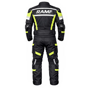 Traje de Motociclismo Unisex de Verano, Impermeable y Resistente al Desgaste, Chaqueta y Pantalones de Secado Rápido con Almohadillas Extraíbles, Ropa para Carreras de Autos - Product Image 2