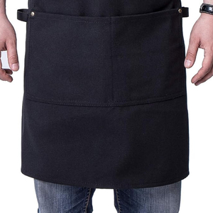 Tablier de Barbier en Gros avec Logo Personnalisé, Unisexe, Imperméable, en Cuir et Denim, pour Usage Quotidien en Salon - Product Image 4