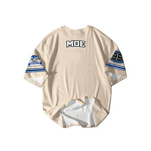 Camiseta de Fútbol Americano de Malla Transpirable, Logotipo y Número Personalizados, Uniforme de Equipo de Talla Grande, Fabricante de Marca Privada OEM - Product Image 4