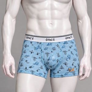 Calzoncillos Bóxer de Algodón Modal para Hombre al por Mayor, Ropa Interior Suave, Transpirable y Elástica, Logotipo Personalizado, Suministro de Fábrica OEM ODM - Product Image 1