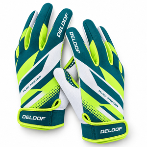 Guantes de Fútbol Americano de Alto Rendimiento con Sublimación Personalizada al por Mayor, Guantes de Receptor de Dedos Completos para Clubes y Equipos - Product Image 1