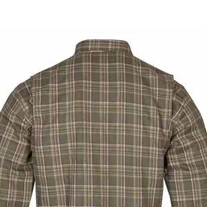 เสื้อเชิ้ตผ้าฟลานเนลสำหรับขี่มอเตอร์ไซค์ผู้ชาย สีแดง พร้อมแผ่นป้องกัน CE เสริมด้วยอะรามิด สำหรับนักขี่ - Product Image 6