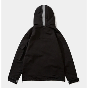 men techwear jacket featuring functional pocket layout for convenient storage during travel mens techwear jacket - Product Image 2