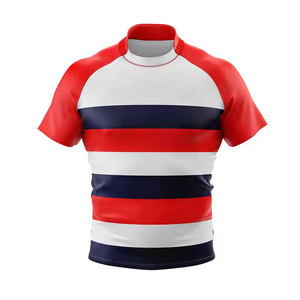 Maillot de rugby respirant pour homme, dernier design, faible MOQ, vêtements de sport d'extérieur, fabriqué au Pakistan - Product Image 1