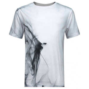 เสื้อยืดพิมพ์ลายผ้าฝ้าย 100% รับผลิตแบบ OEM ODM คุณภาพพรีเมียม ขายส่งจำนวนมาก ผลิตเสื้อผ้าแบบซับลิเมชั่นทรานเฟอร์พิมพ์ - Product Image 3