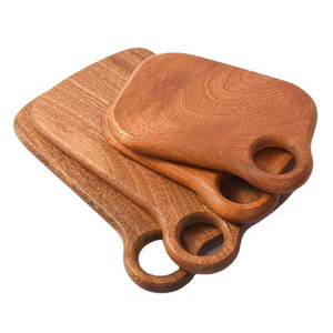 Planche à découper réversible en noyer noir et ébène 100 % naturel et biologique, design unique 2023, faible MOQ, vente en gros pour charcuterie - Product Image 1