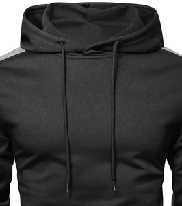 Men's Casual Sports Track Suit Terry Fabric 100% Cotton Quick Dry 300g Multi Pocket Customized Hooded Two-Piece Set Winter - Product Image 5