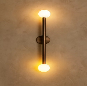 Applique murale Art Déco CH avec abat-jour cylindrique en laiton, 4 lumières, hauteur 15 pouces, fabriquée à la main pour Ramadan et mariage - Product Image 1