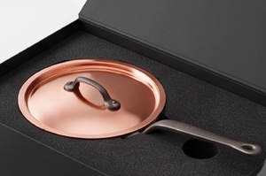 Copper Sauce <b>Pan</b> With Stainless Steel Lining And Zinc Alloy <b>Handle</b> For Gas And Induction Cooker Use Minimalist Design - Product Image 3