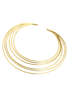 Collar Abierto de Varias Capas Dorado para Mujer - Product Image 4