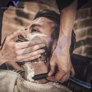 มีดโกนหนวดสแตนเลสแบบคลาสสิก สำหรับช่างตัดผมมืออาชีพ เพื่อการโกนและตกแต่งทรงผมอย่างแม่นยำ - Product Image 2