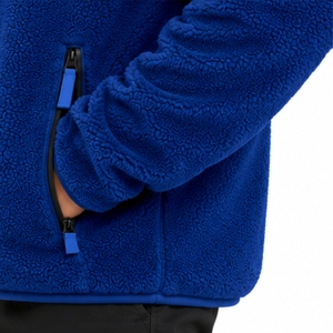 <b>Men</b> <b>Fleece</b> <b>Sherpa</b> <b>Jacket</b> Soft Full Zip Casual Outdoor <b>Jacket</b> Side Pocket Detail Comfortable Fit Warm <b>Fleece</b> Layer Outdoor Ready - Product Image 6