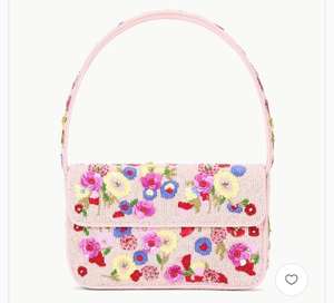 Sac brodé de perles de rocaille avec ceinture, pochette ethnique faite à la main - Product Image 4