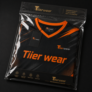 เสื้อฟุตบอลผู้รักษาประตู คอวี ระบายอากาศ แห้งเร็ว ทนทาน ยืดหยุ่น แขนสั้น ชุดทีมฟุตบอล ชุดยูนิฟอร์มทีม แบบสั่งทำ - Product Image 6