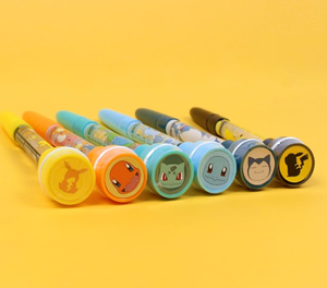 Stylo bille à tampon bulle Pokémon coréen, lot de 24 pièces, papeterie pour enfants, personnage mignon Pikachu, fournitures scolaires anime, vente en gros - Product Image 2