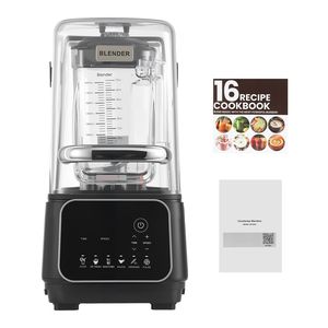 Frullatore Professionale da 68 oz, 2200W, 26000 RPM con Protezione e Processore Alimentare, Autopulente, Spina UK - Product Image 1