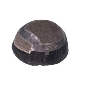 Taz Hair BD Prótesis Capilar de Cabello Humano Remy Indio con Onda Natural y Frente de Encaje, Calidad Premium - Product Image 2