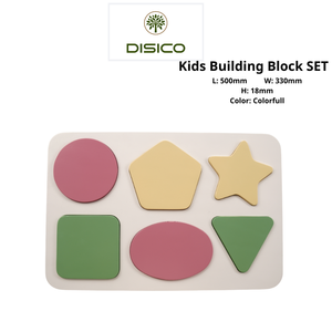 Ensemble de blocs de construction pour enfants en contreplaqué de pin américain du Vietnam, pour les zones de jeu et coins de lecture décontractés dans les chambres d'enfants - Product Image 2