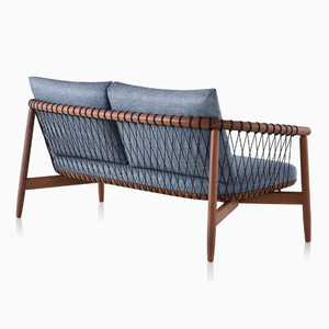 Modern Style Two <b>Seater</b> Rope Woven <b>Sofa</b> Outdoor and Minimalist Design for Home Furniture Decoration - Product Image 5