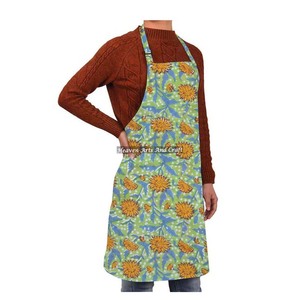 Hot Selling Customize <b>Apron</b> With Logo And Pocket Factory Wholesale Oem Customized Cotton Washable Durable <b>Kitchen</b> <b>Apron</b> - Product Image 4