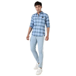 Hombres XL de alta calidad de manga larga Casual para Polos de color sólido personalizado de algodón transpirable de punto al aire libre desgaste antiarrugas - Product Image 6