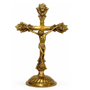 Caja de latón de alta calidad hecha a mano con grabado de cruz para regalos cristianos y almacenamiento de recuerdos sagrados - Product Image 6
