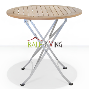 Esta mesa, fabricada con madera de teca de alta calidad y hierro, ha sido probada para garantizar su calidad, resistencia y durabilidad. - Product Image 6
