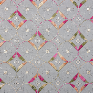 Designer <b>Sequin</b> Embroidery Fabric Satin Organza Lace Textile For Couture Dress Boutique And Fashion Industry - Product Image 6