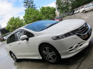 Cửa sổ <span class=keywords><strong>Visor</strong></span> winwdow làm lệch Hướng thời tiết lá chắn cho Honda Odyssey (JDM loại) (Quốc Tế)(RB3-RB4 khung gầm) 08 ~ 13 - Product Image 2